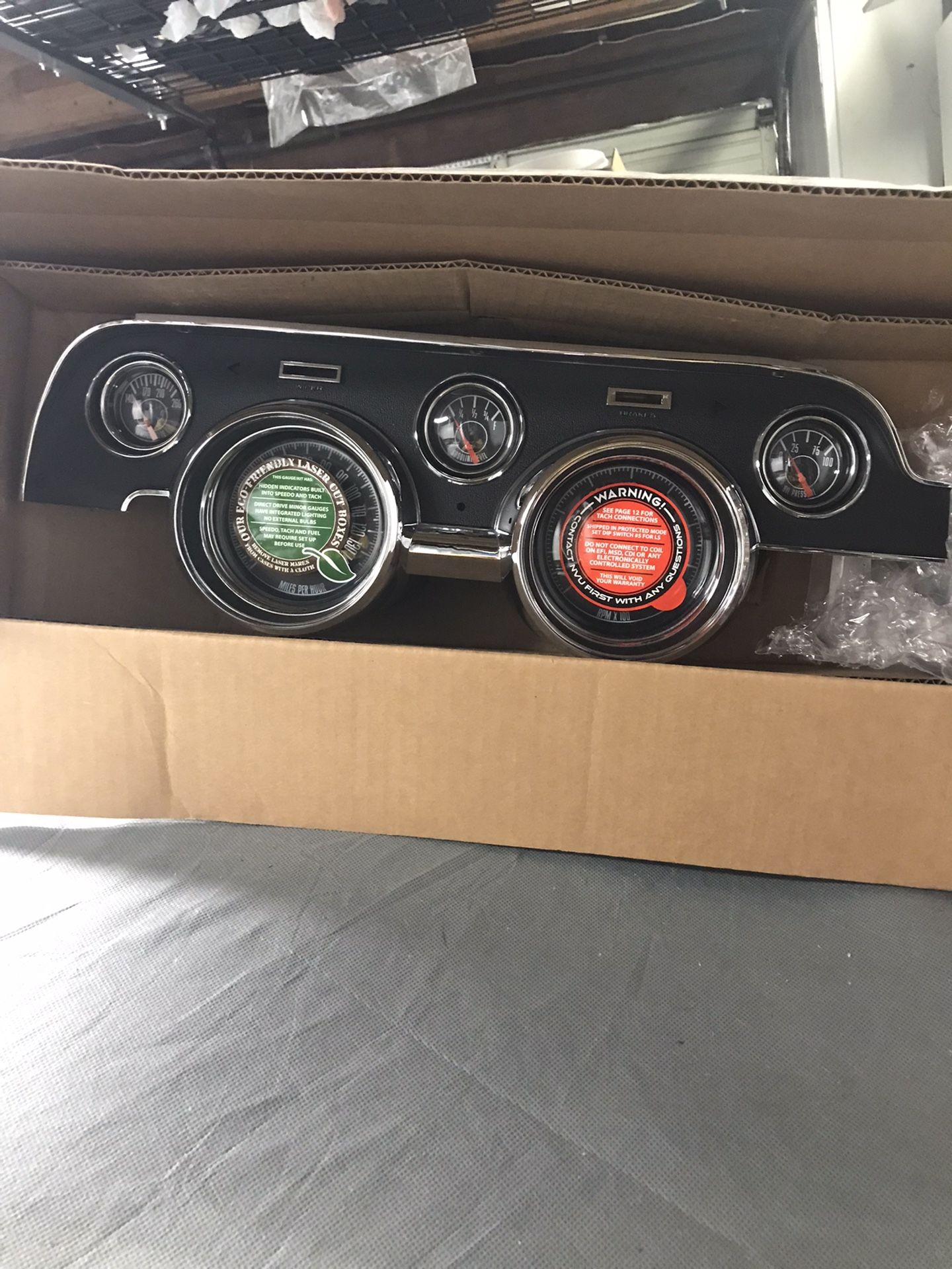 1968 Mustang Dashboard New And Wired