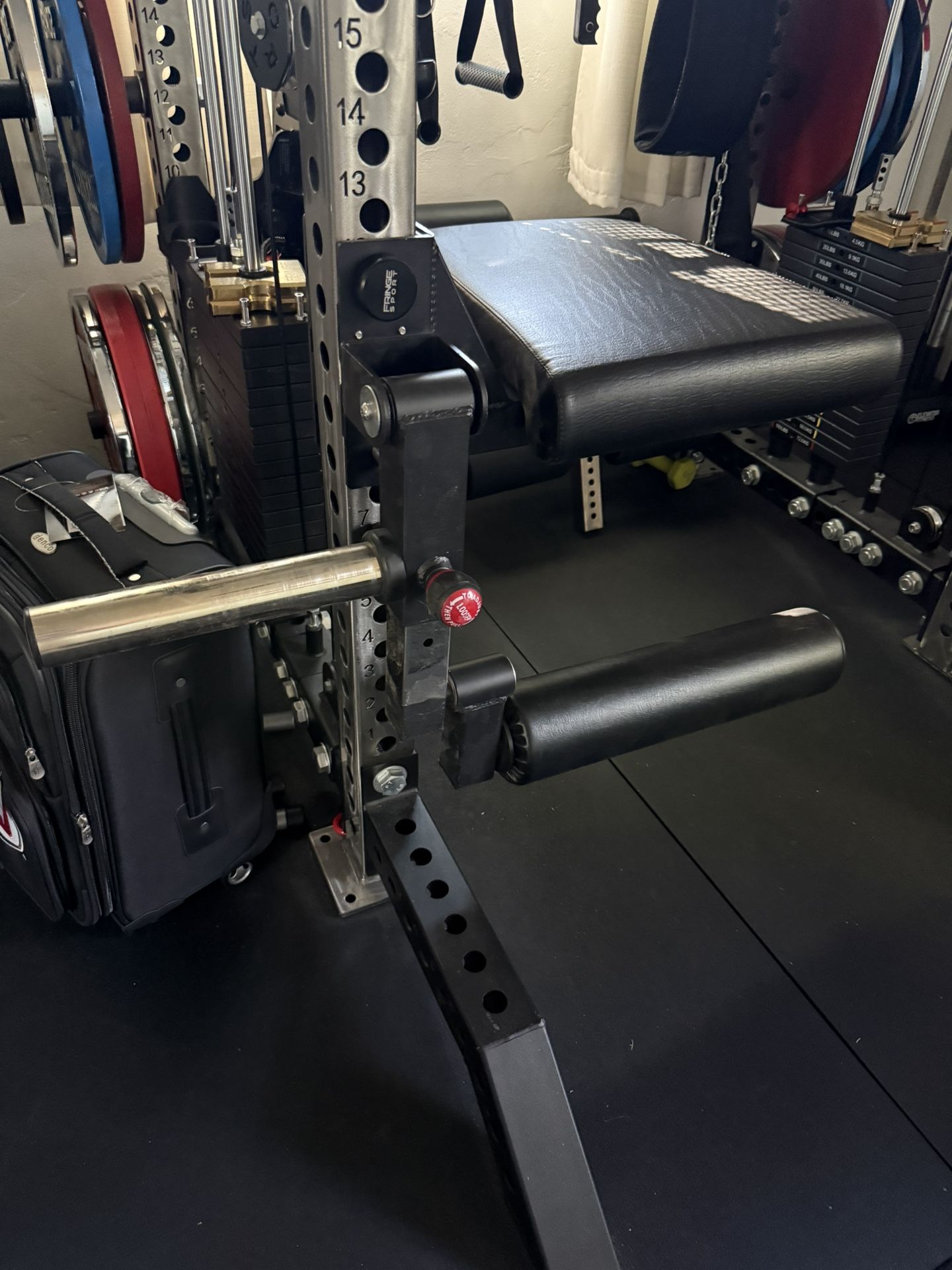 3x3 Rack-Mounted Leg Extension / Leg Curl Attachment