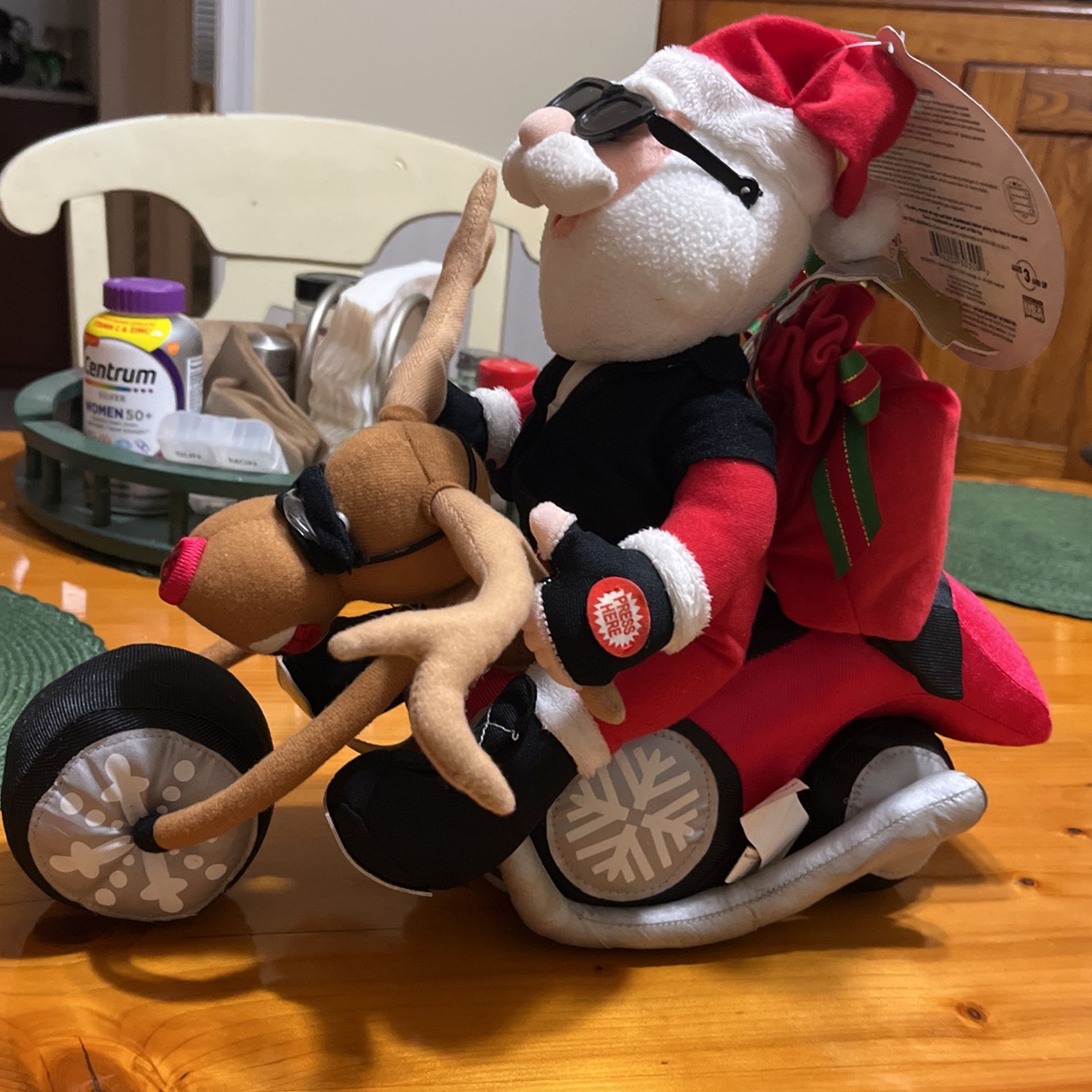 Harley Biker Santa