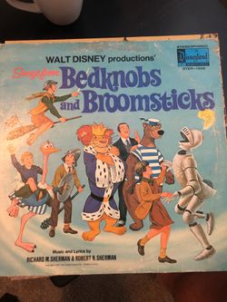 Walt Disney bed knobs and broom sticks album