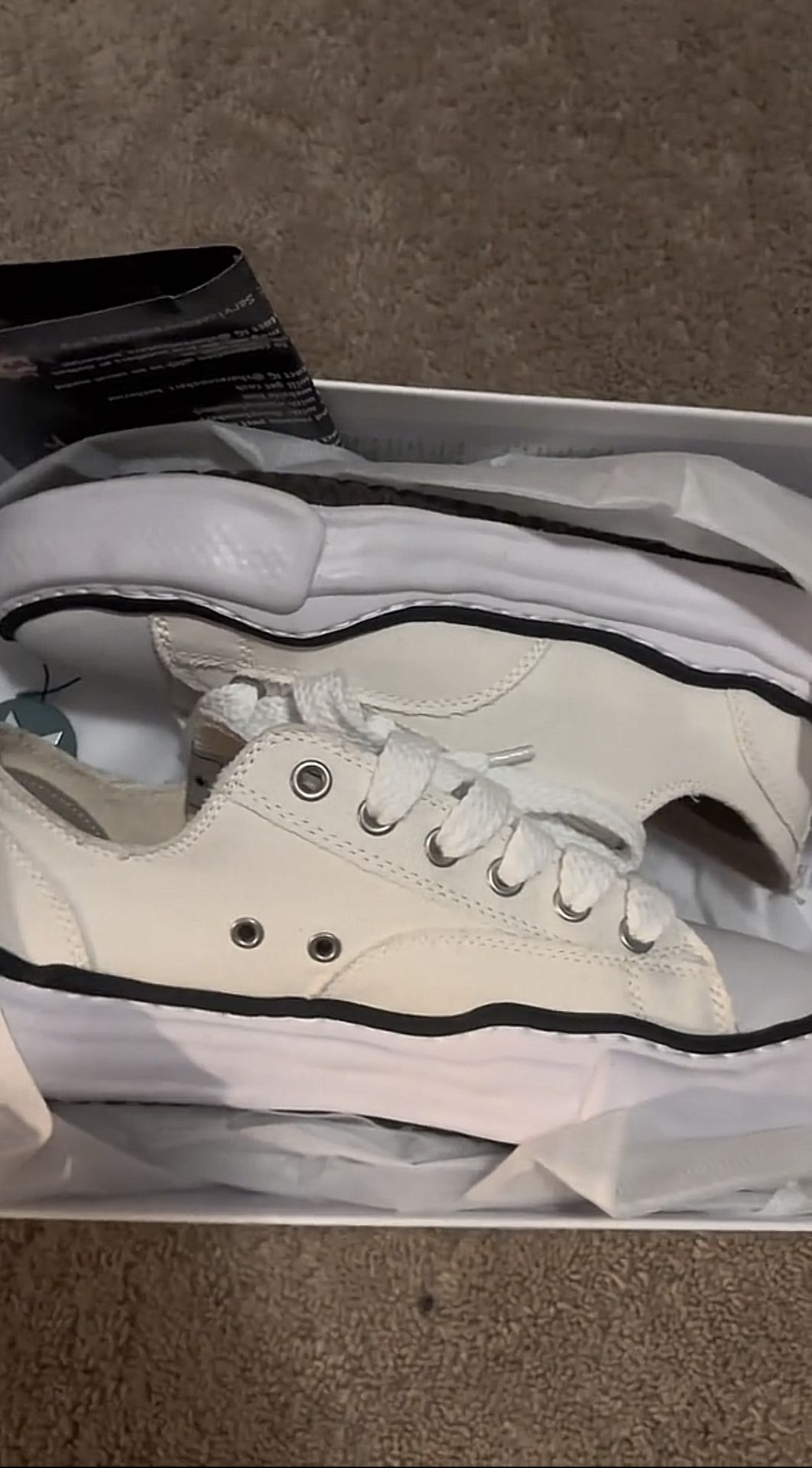 Maison Mihara Yasuhiro Peterson OG Sole Canvas Low 'White'