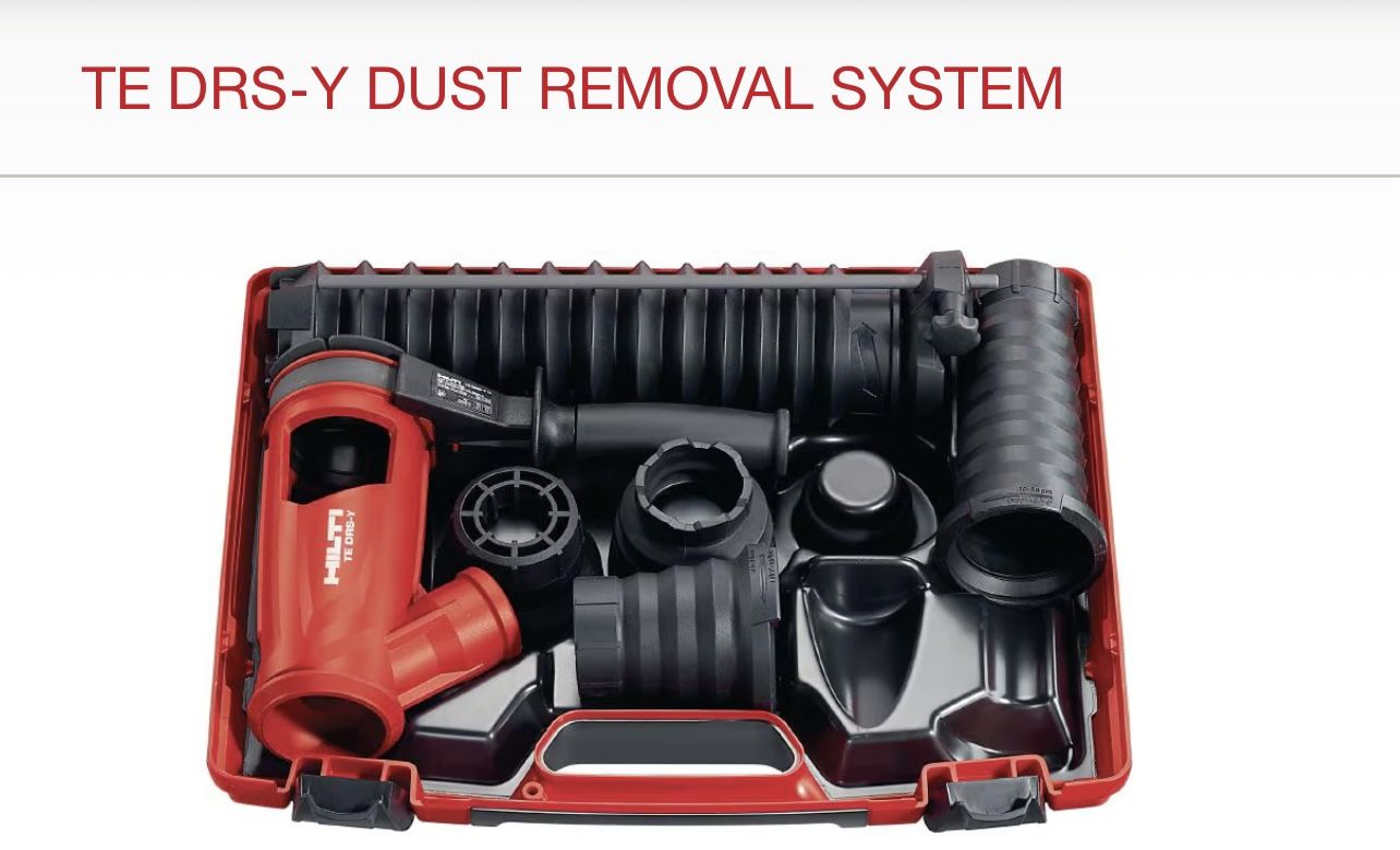 NEW! Never Used! Dust removal system for concrete drilling and chiseling with Hilti SDS Max (TE-Y) rotary hammers