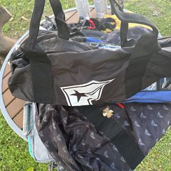 Misc toys and clothes bags