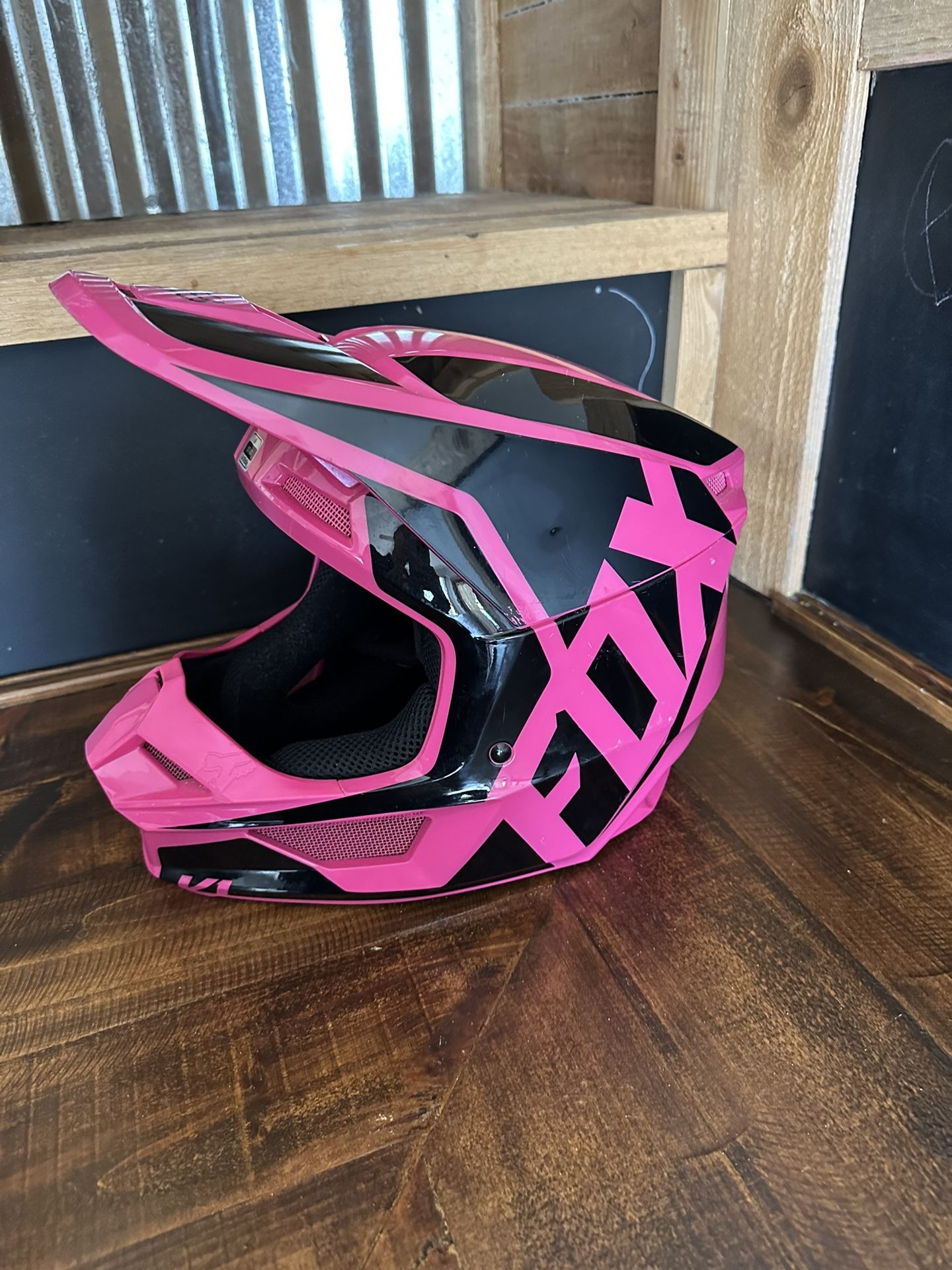 Fox Racing Prix Off-Road Motorcycle Helmet - Pink