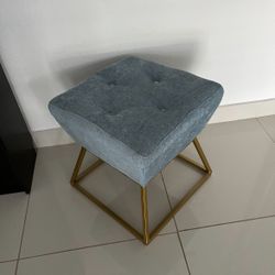 Fancy Square Chair Blue $30
