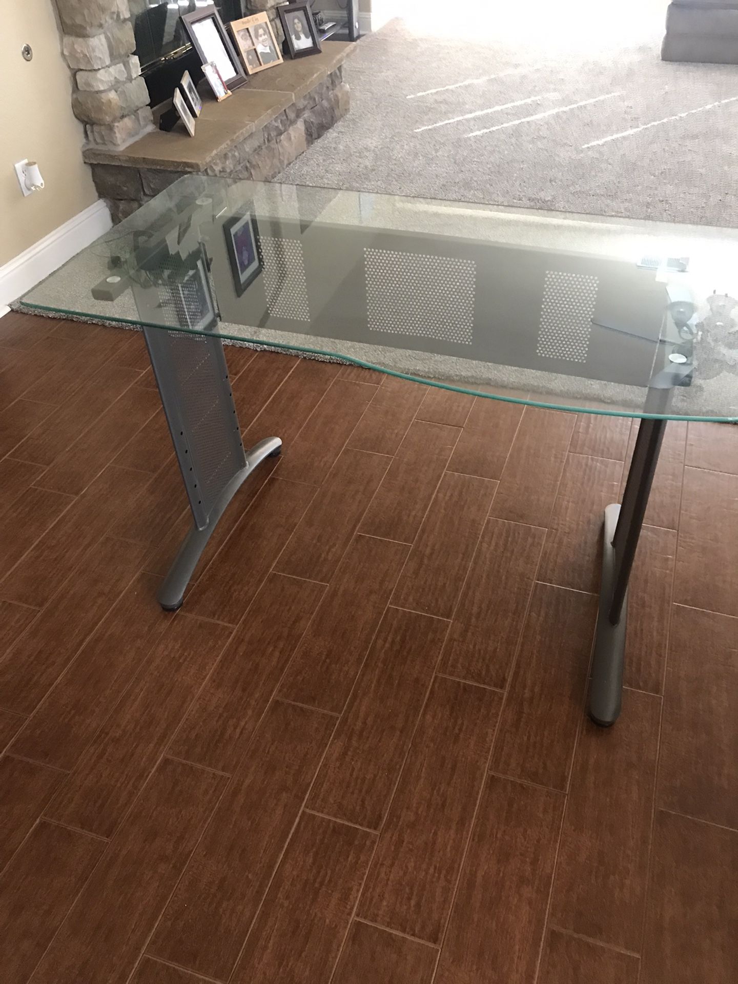 Glass Desk
