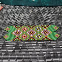 Intricate Colombian Tribal Peyote Stitch Bracelet 