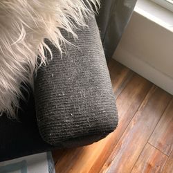 Black Cordory Type Couch