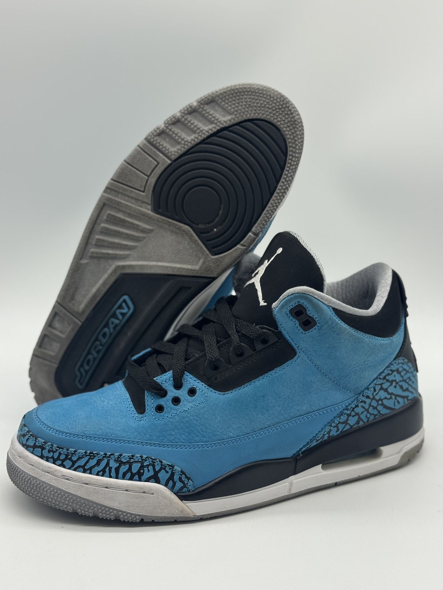Nike Air Jordan 3 Retro Powder Blue 136064-406 Men’s Size 9
