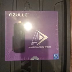Azulle Access4 Fanless Mini PC Stick, 4gb RAM, 64gb HD
