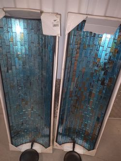 Candle Cones With Mosaic Glass 