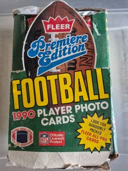 Fleer 1990 football cards