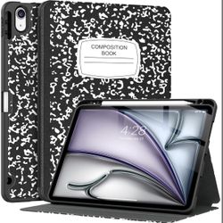 Supveco Case For IPad Air 11 Inch (M3 2025/M2 2024),IPad Air 5th/4th Generation 10.9 Inch 2022/2020 With Pencil Holder-[Auto Wake/Sleep],Premium Folio
