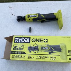 Ryobi Cordless 18v Multi Size Ratchet Tool Only 