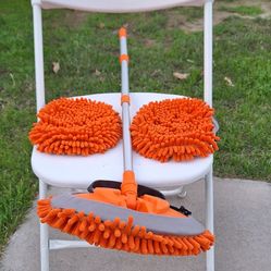 2 In 1 Brush Microfiber With Handle