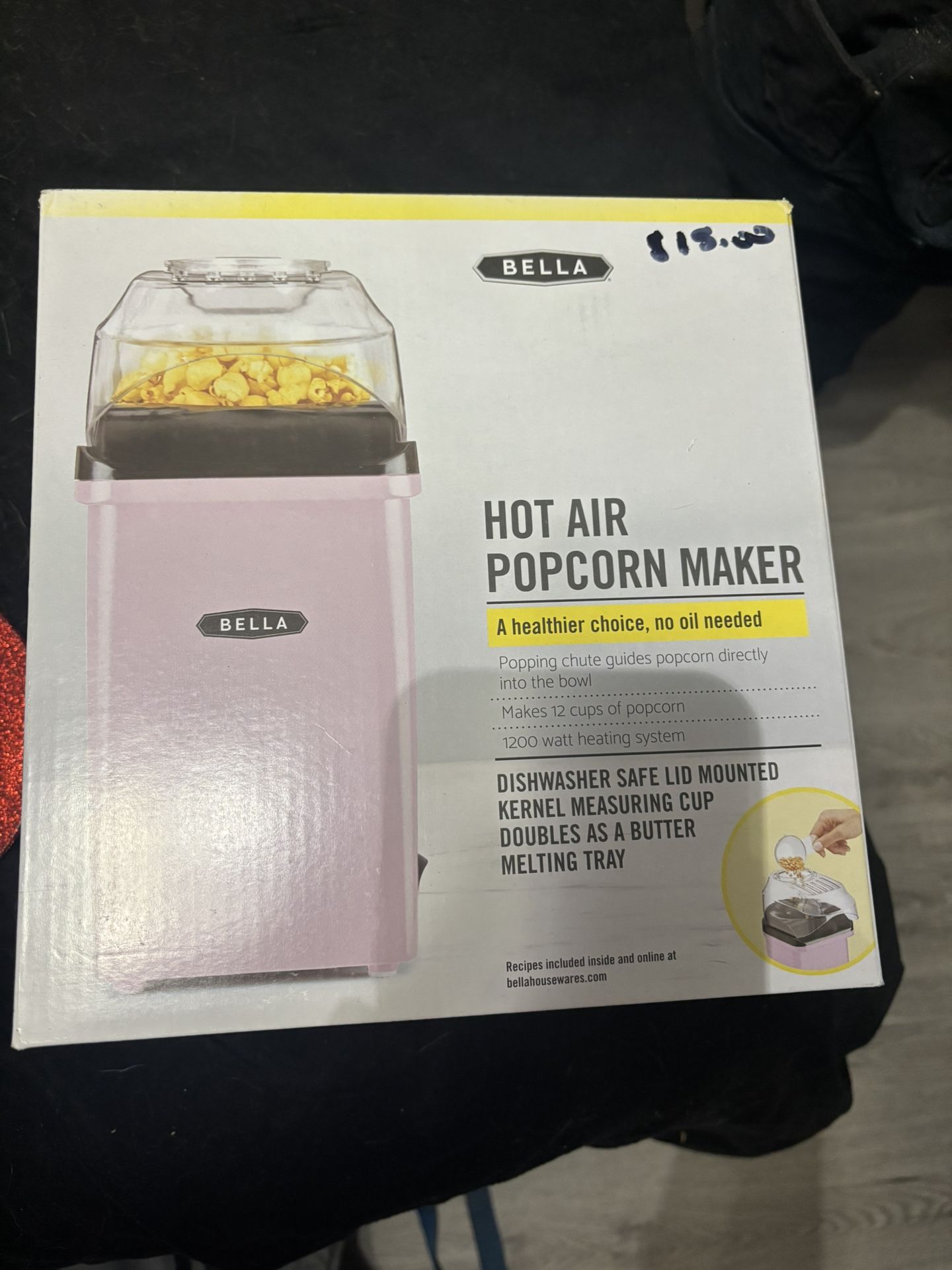 Hot Air Popcorn Maker