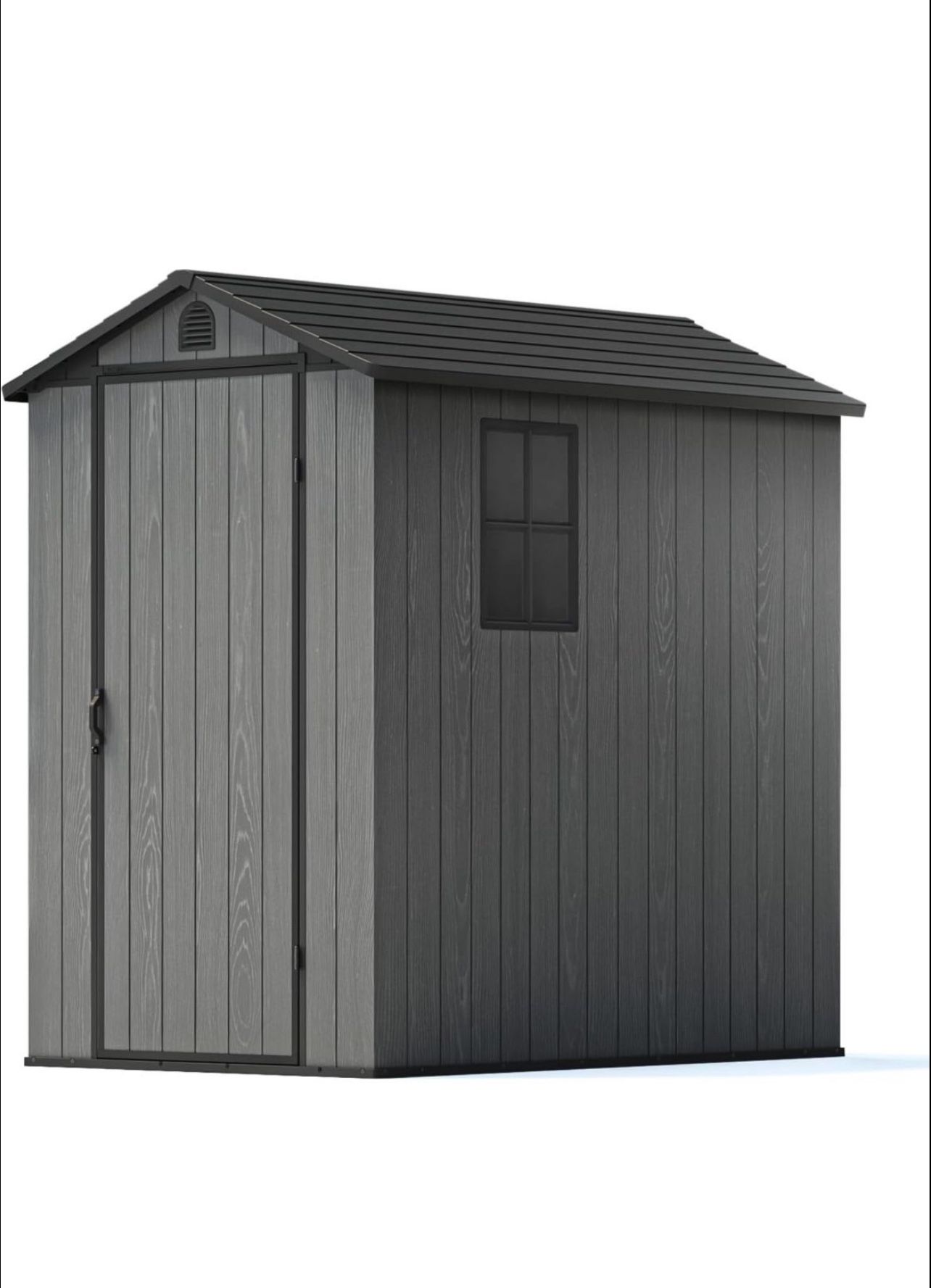 Patiowell 4X6 Plastic Shed for Outdoor Storage,Resin Shed 