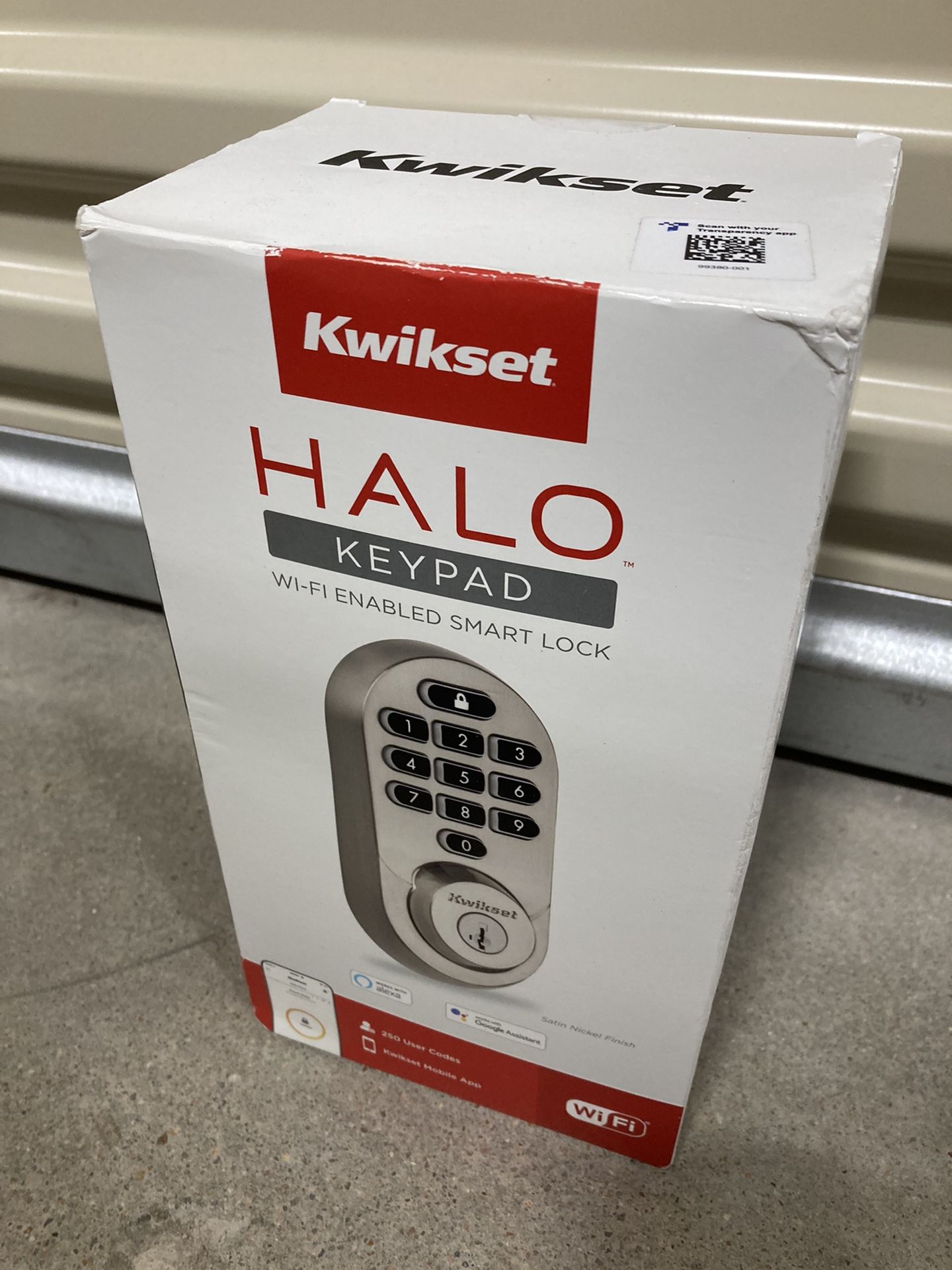 Halo digital door black