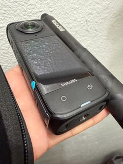 Insta 360 X4 with selfie stick