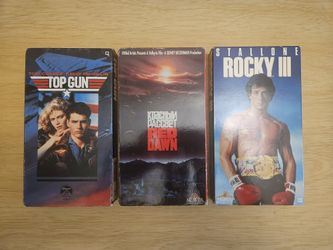 Antique VHS Movie Lot 80s Action