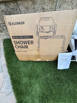 Elenker Sliding Shower Chair - New