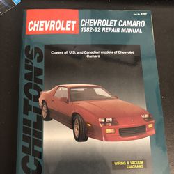 GM Camaro, 1982-92 (Chilton Total Car Care Series Manuals) 1st Edition