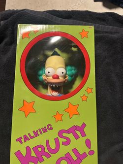 Talking Krusty Doll 14”