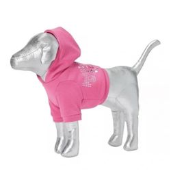PINK Victoria Secret Metallic Dog with Pink Hood