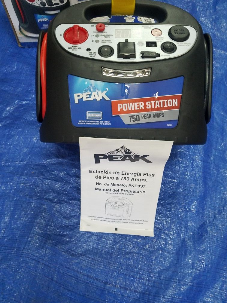 Peak 750 amp jump starter