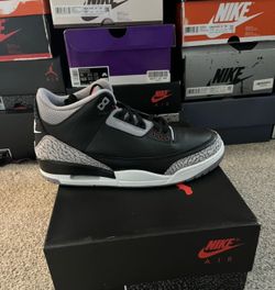 Air Jordan 3 Retro "BLACK CEMENT" 2024 - Size 11 - NEW