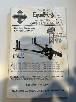 Equal-i-zer Trailer Hitch