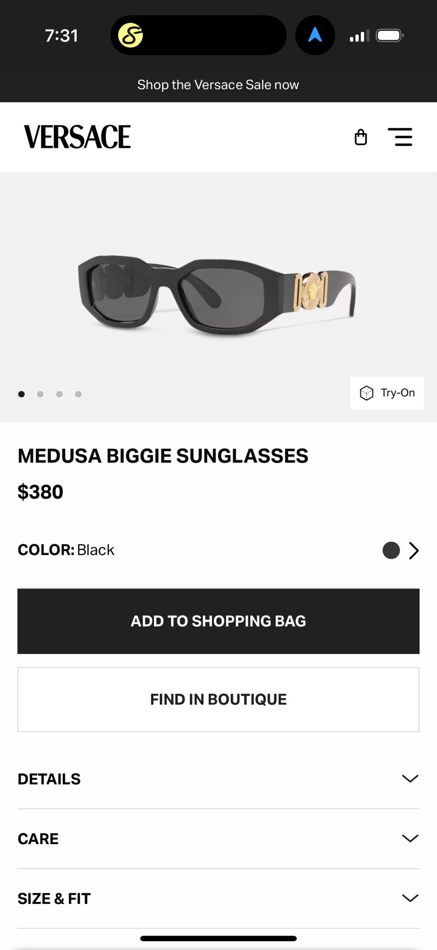Versace Sunglasses