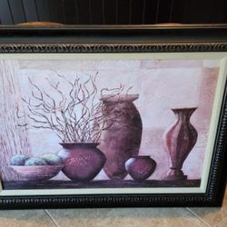 Canvas Framed Art - 44" X "32 