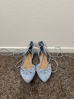 Lace-Up Flats