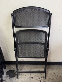 Mity-Lite Mesh One Folding Chair, Black Chairs ($15 Each)