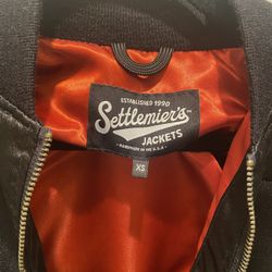 BLACK SATIN MAXFIELD BOMBER JACKET 