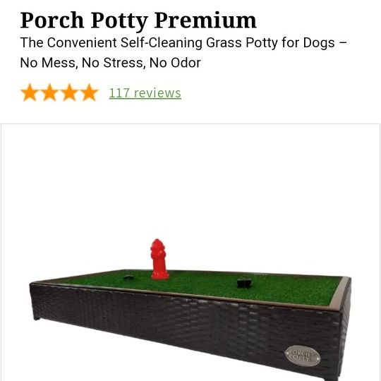 Porch potty premium outlet reviews