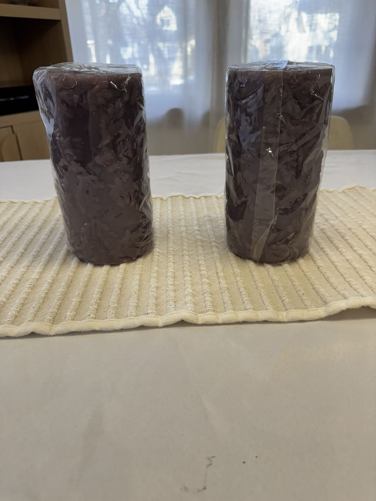 New Set Of 2 Pillar Candles