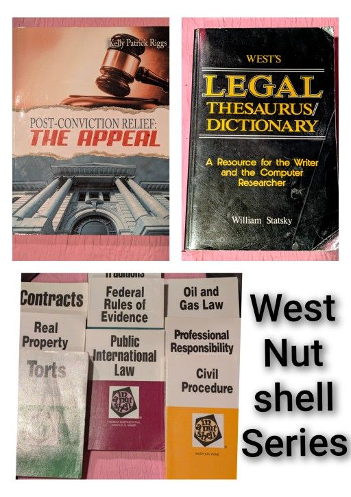 Bundle Of Law/Legal Books For Reference