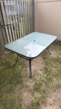 Glass table