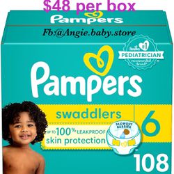 Pampers Swaddlers Size 6 Jumbo Box