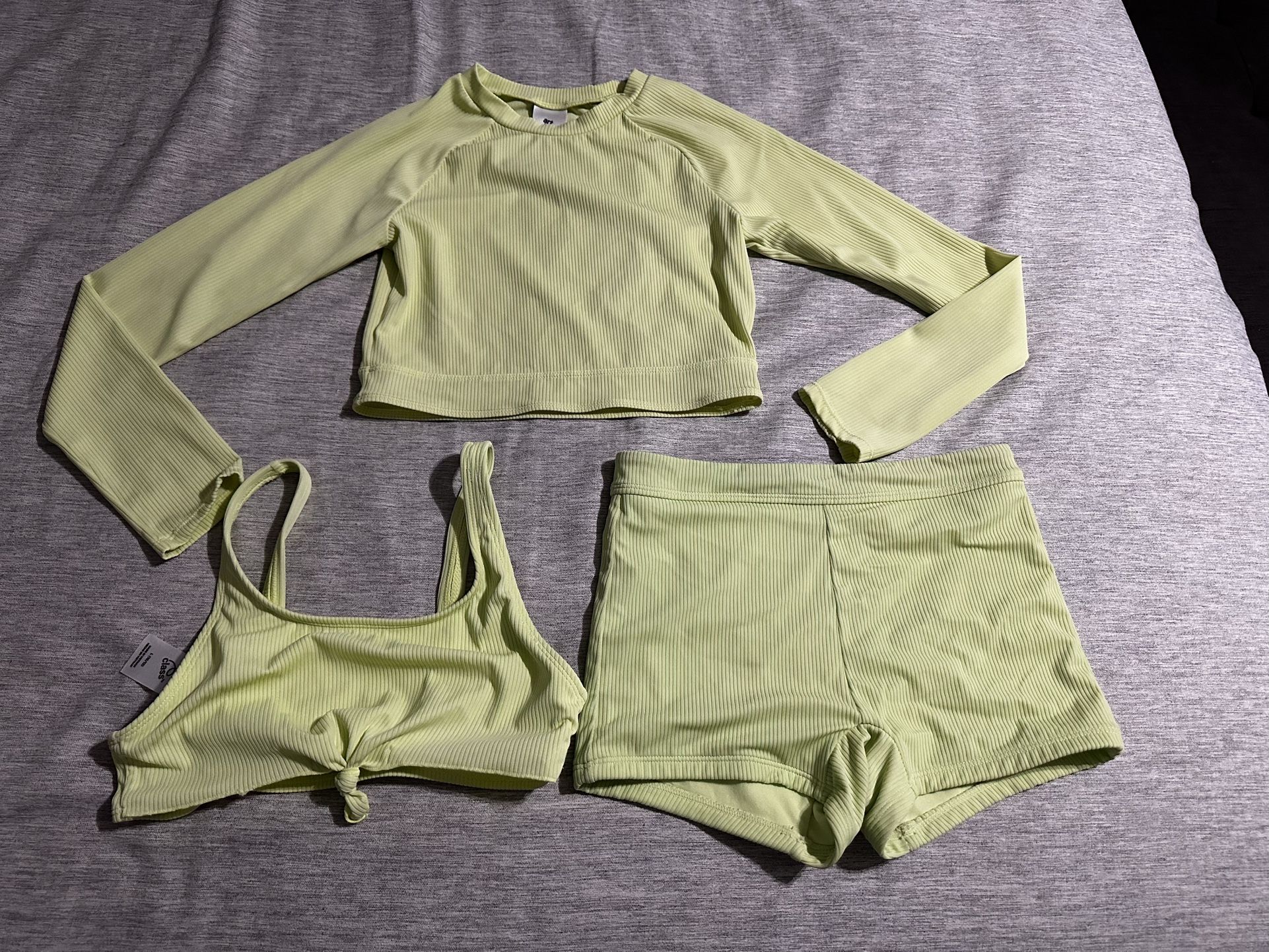 Girls Neon Bathing Suit