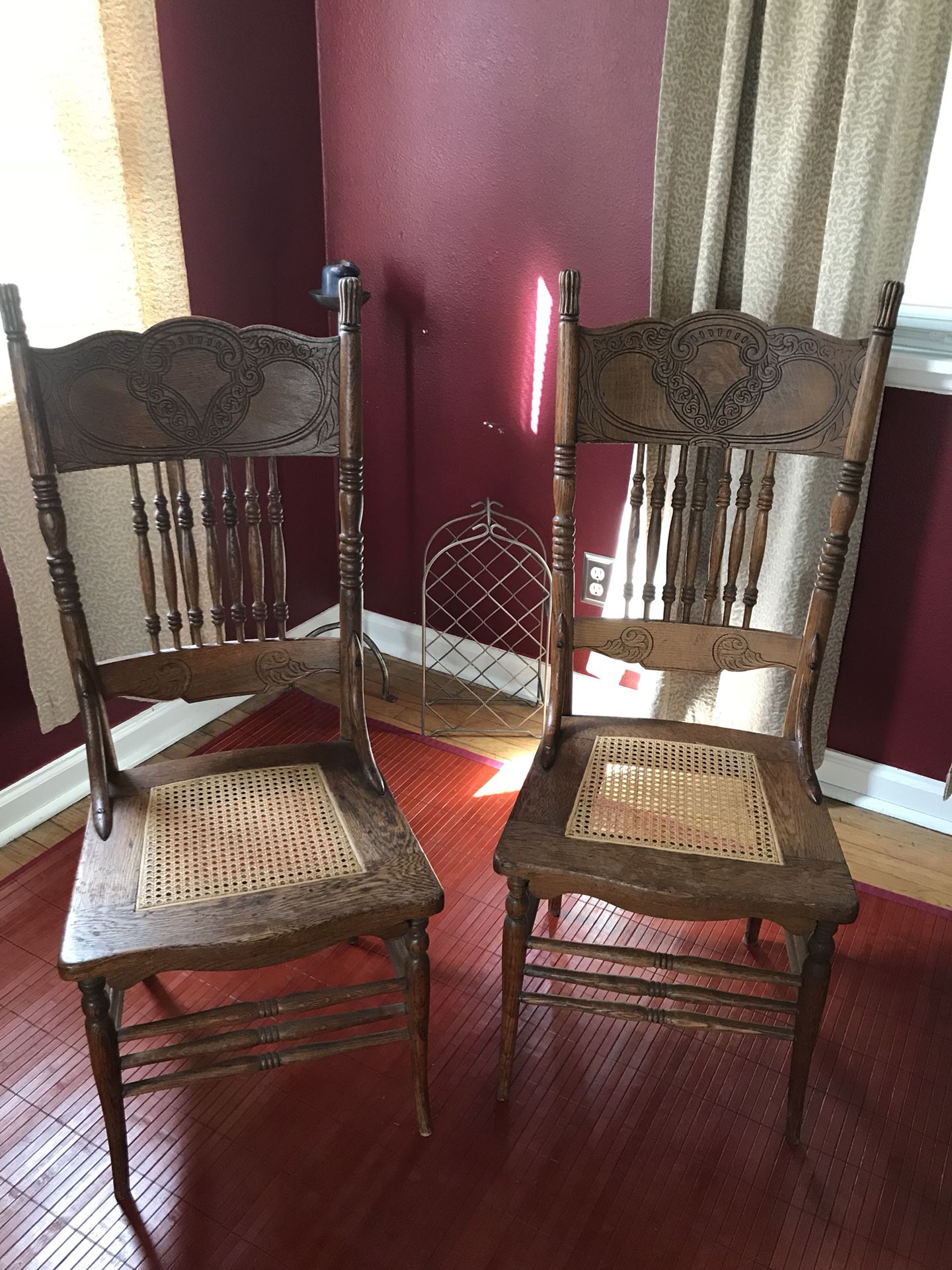 Antique chairs —very old excellent condition