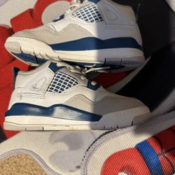 Jordan 4 military blue 9c toddler