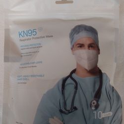 BRAND NEW - 10  PACK OF  N95 MASKS 