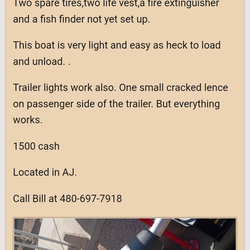 12 foot Lowe's jon boat