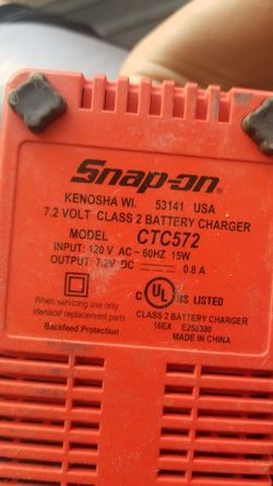 Snap on charger