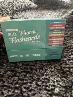 NCLEX Pharm Flashcards Edition 2 by Nurse in the Making