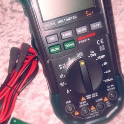 Cen-Tech 14 Function Digital Multimeter with Sound Level and Luminosity