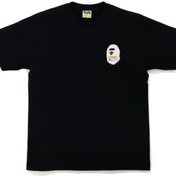 Bape General Splay Tee Black Size Medium Brand New